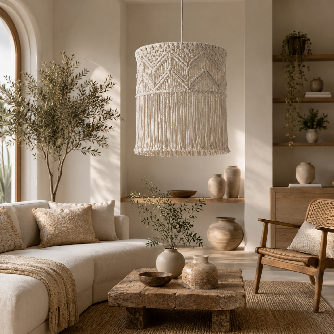 Dori Ivory Fringe Chandelier