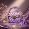 Lilac Bloom Handbag