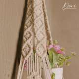 The Diamond Loom Macrame Tiered Hanger
