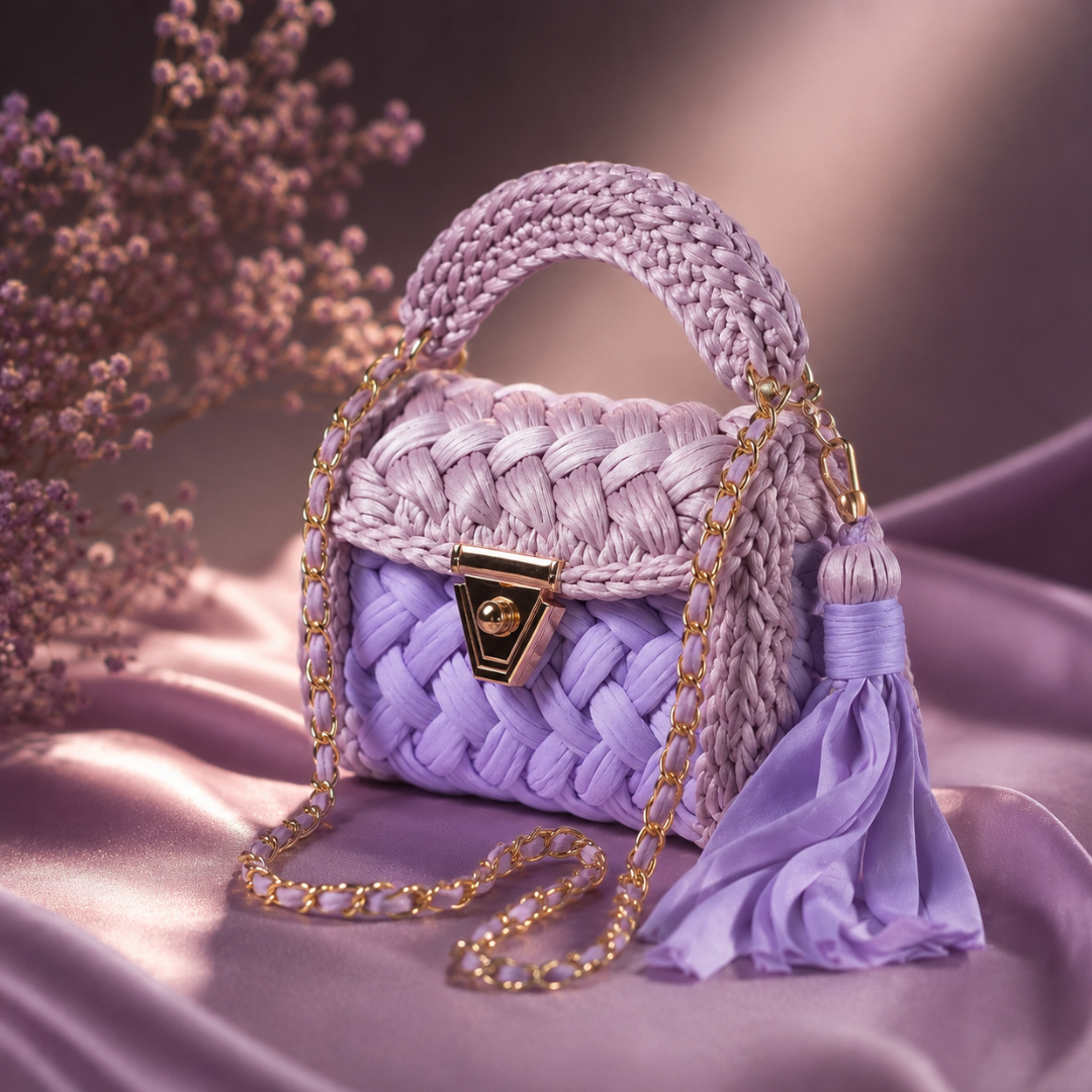 Lilac Bloom Handbag