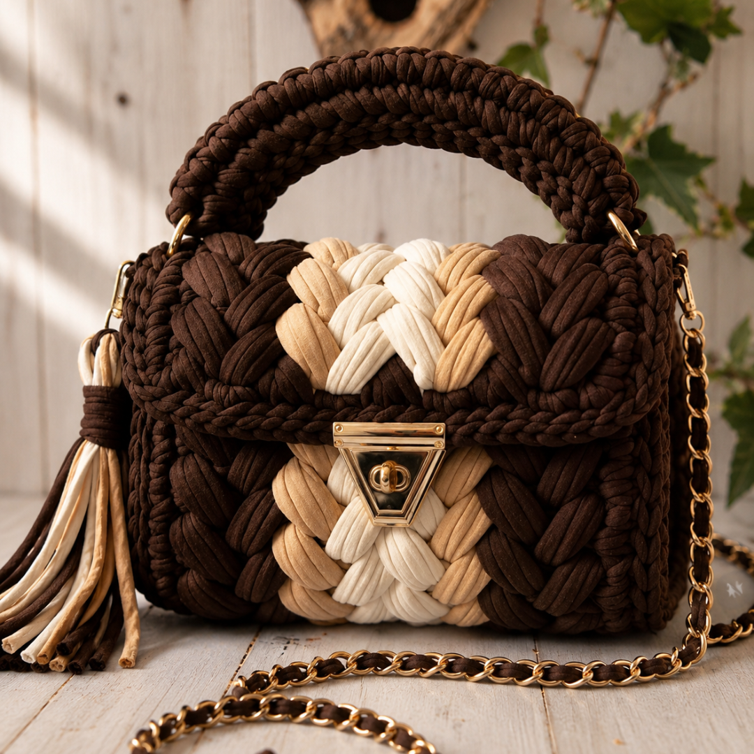 Espresso Twist Handbag