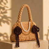 The Mocha Blossom Handbag