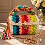 Rainbow Weave Bag