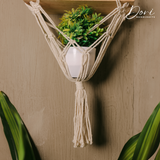 The Diamond Loom Macrame Tiered Hanger
