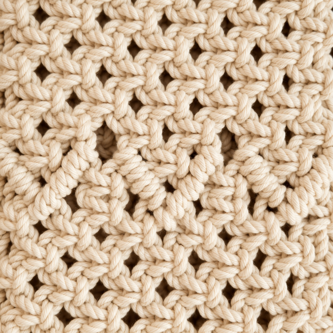 Ivory Knot Macrame Mobile Sling Bag