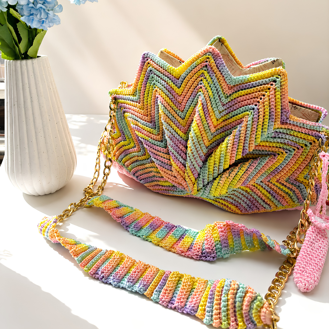 Rainbow Lotus Tote