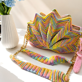 Rainbow Lotus Tote