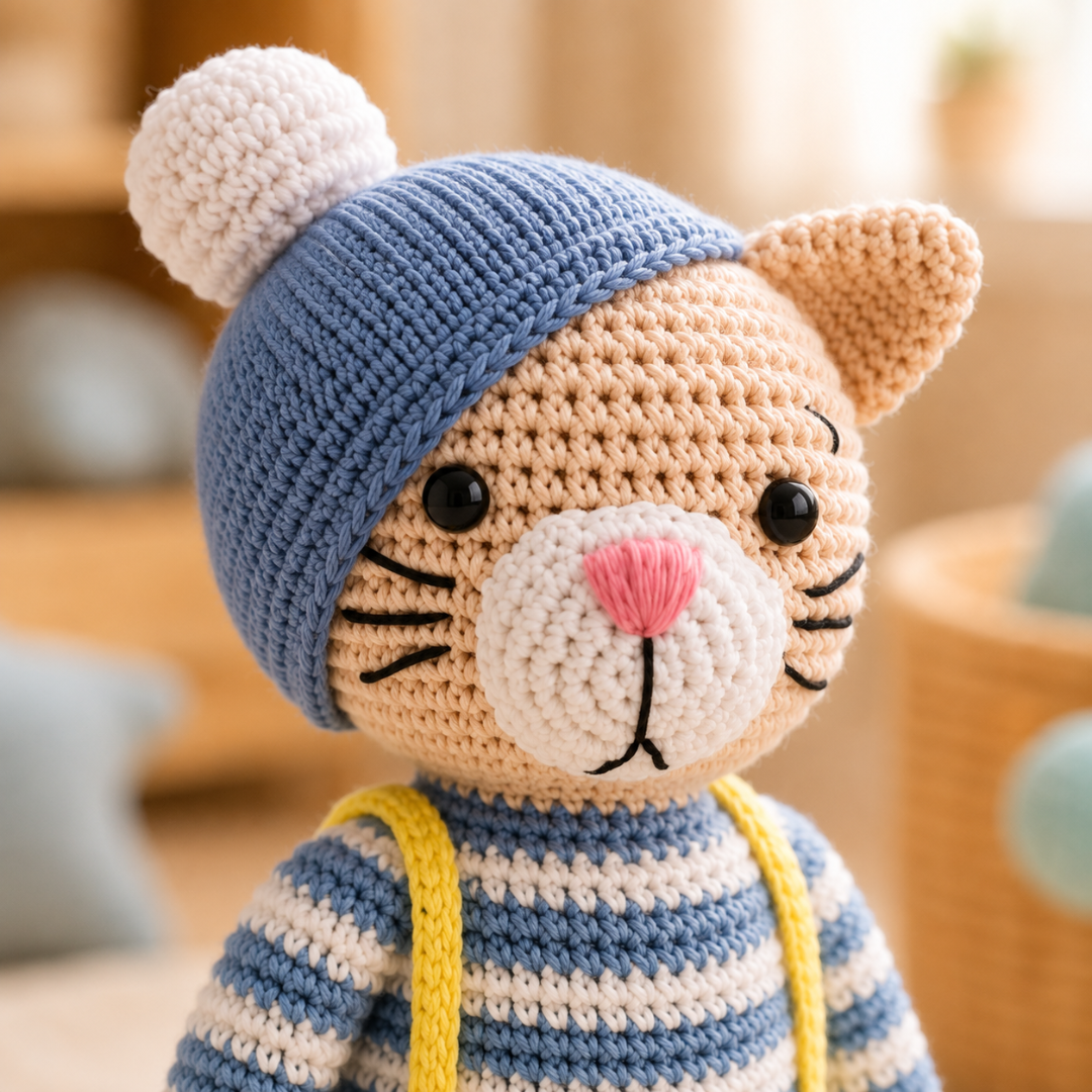 Milo the Crochet Cat