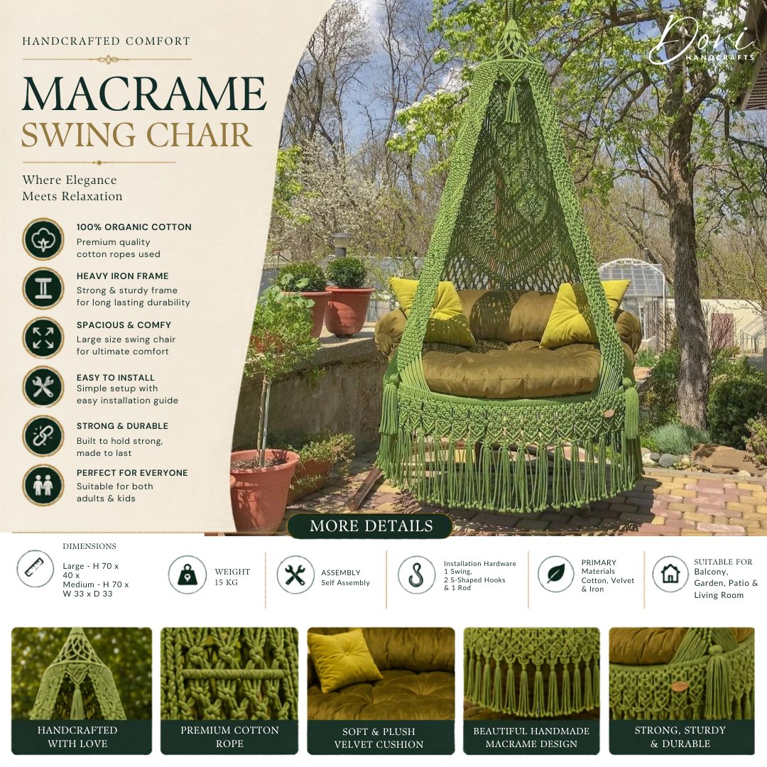 Forest Luxe Swing Chair