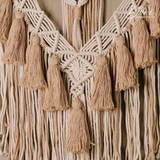 The Bohemian V-Cascade Macrame Wall Hanging