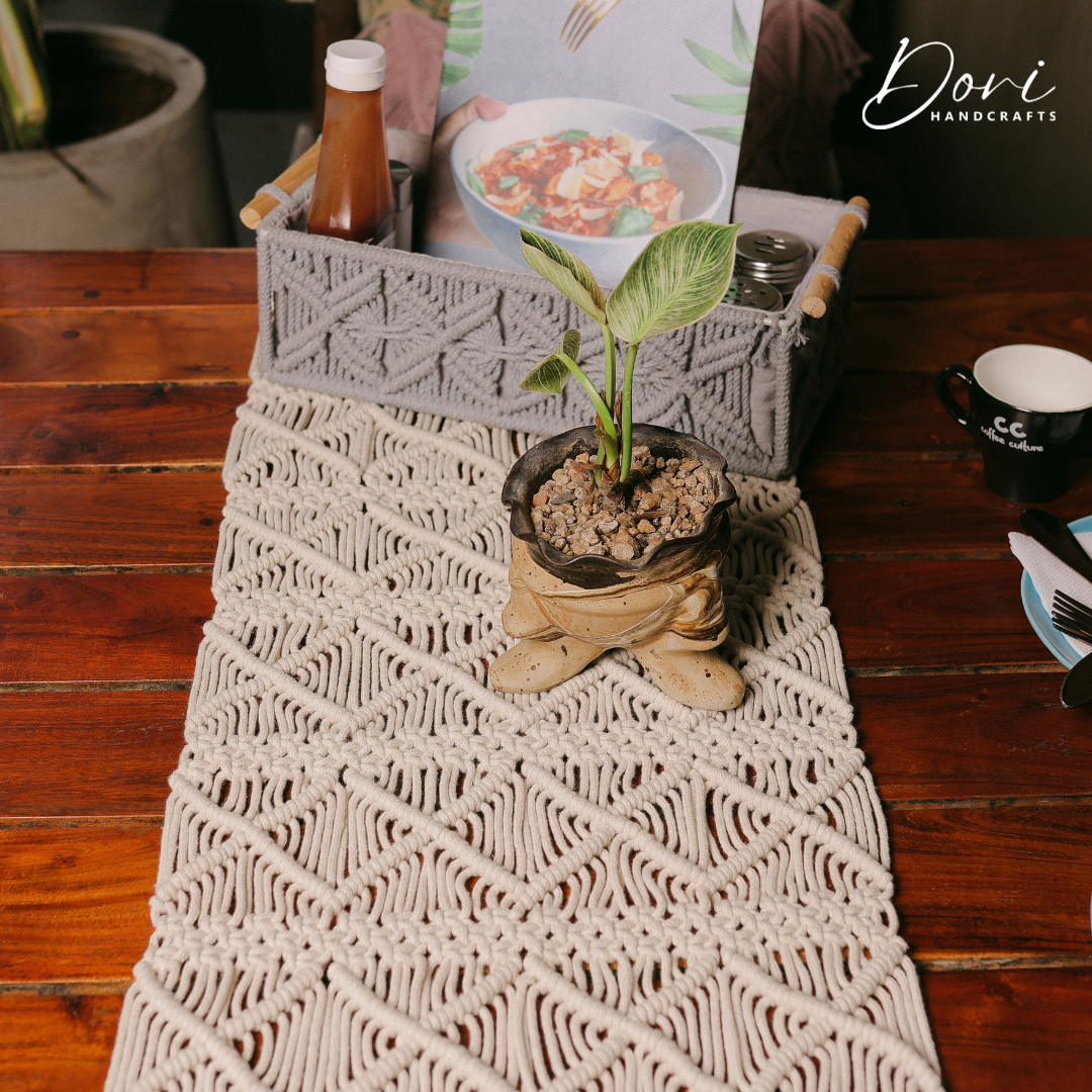 Weave Macrame Table Runner