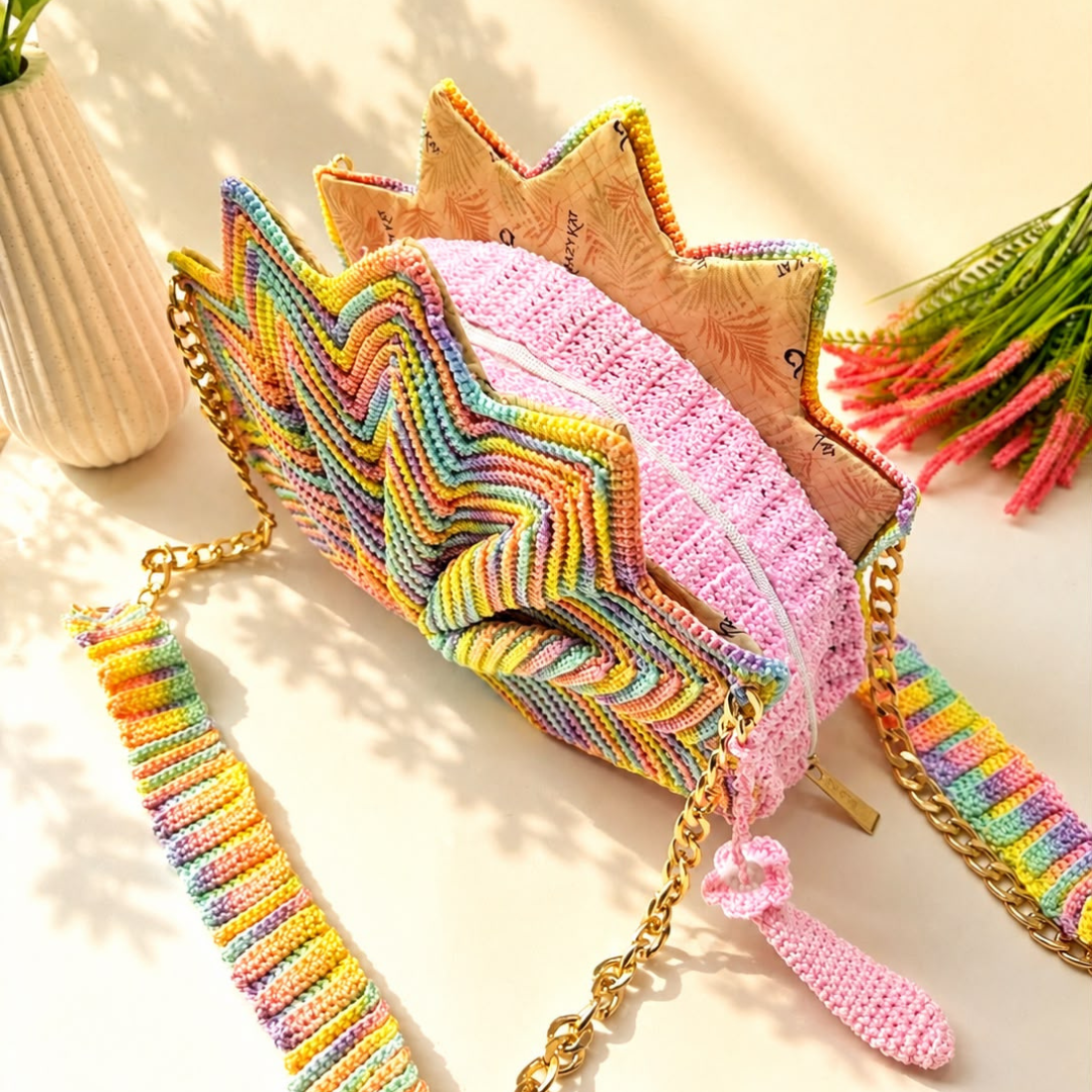 Rainbow Lotus Tote