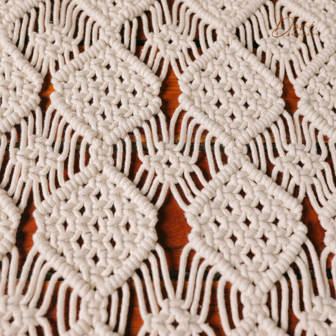 Aurora Macrame Table Runner