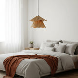 Terra Bloom Raffia Pendant Light