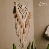 The Bohemian V-Cascade Macrame Wall Hanging