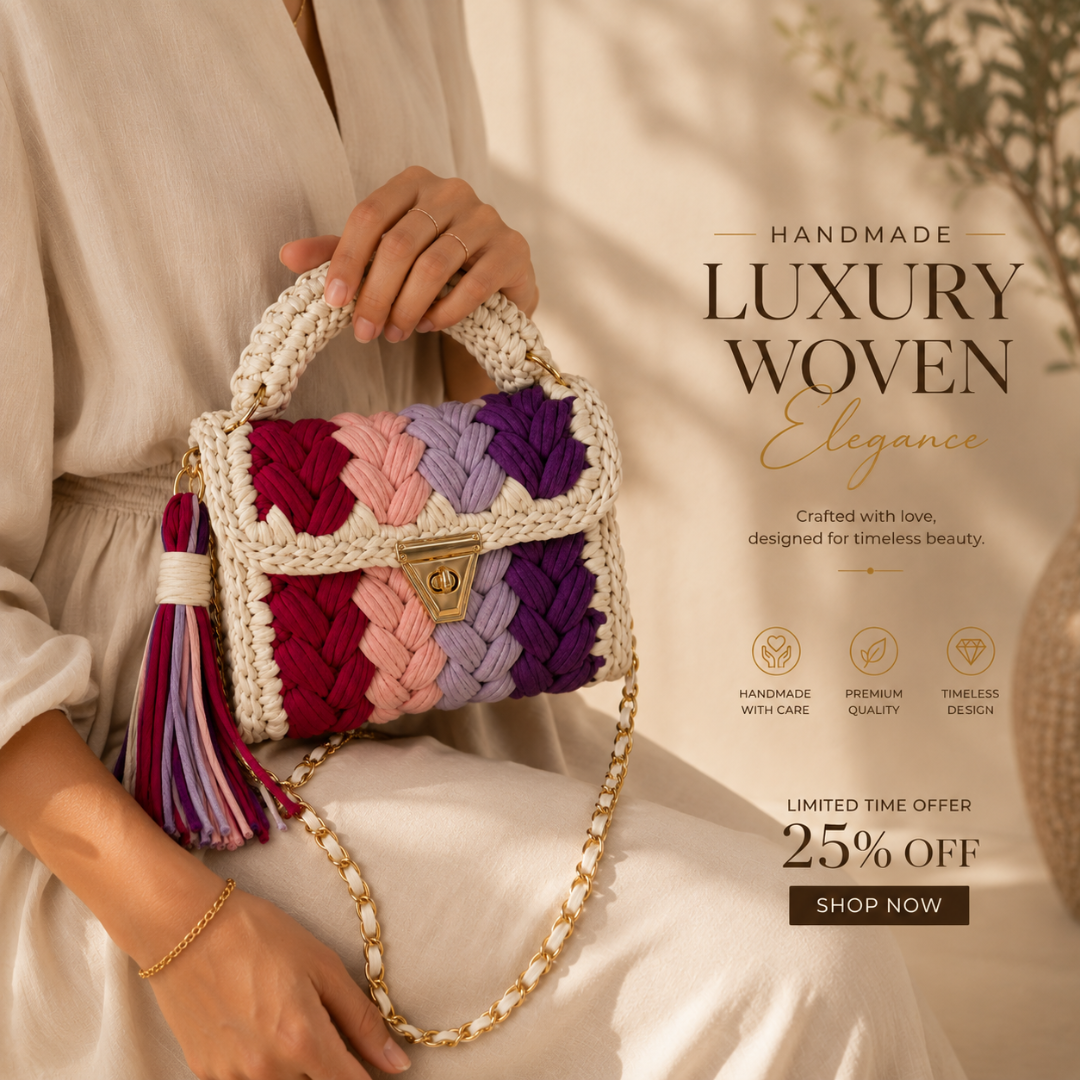 Orchid Charm Handbag