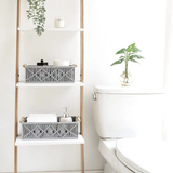 Set of 2 Macrame Storage Baskets