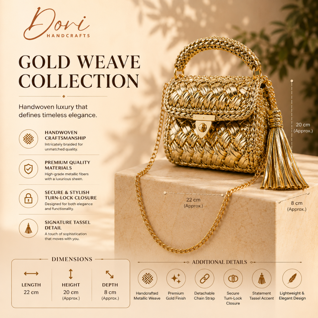 The Gold Knot Handbag