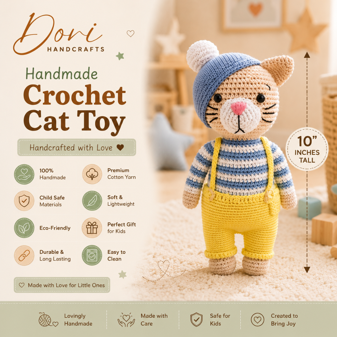 Milo the Crochet Cat