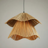 Terra Bloom Raffia Pendant Light