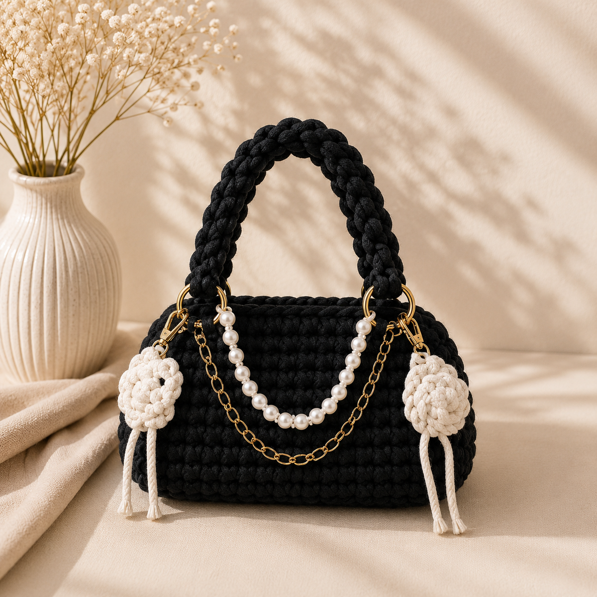 Serene Crochet Handbag