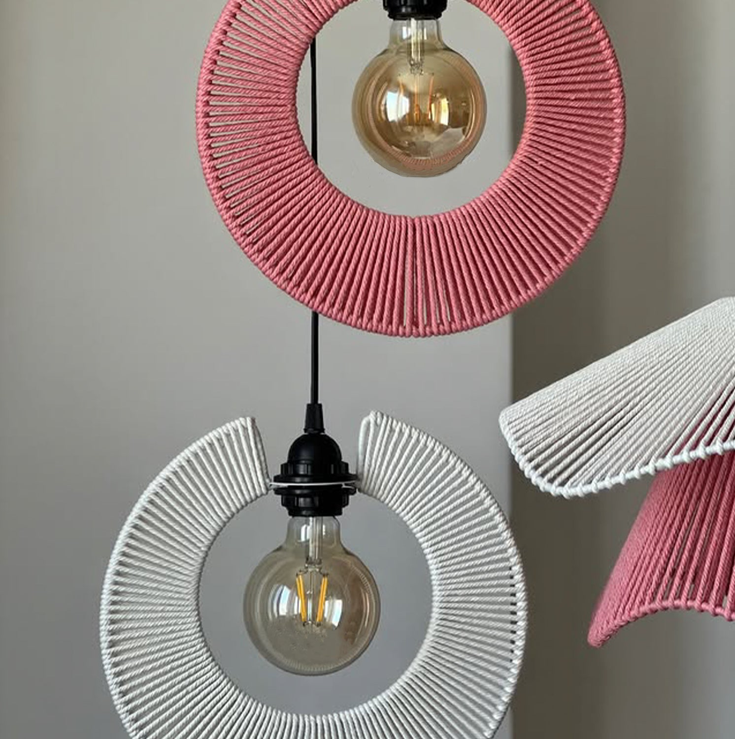 Roselle Eclipse Raffia Light