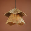 Terra Bloom Raffia Pendant Light