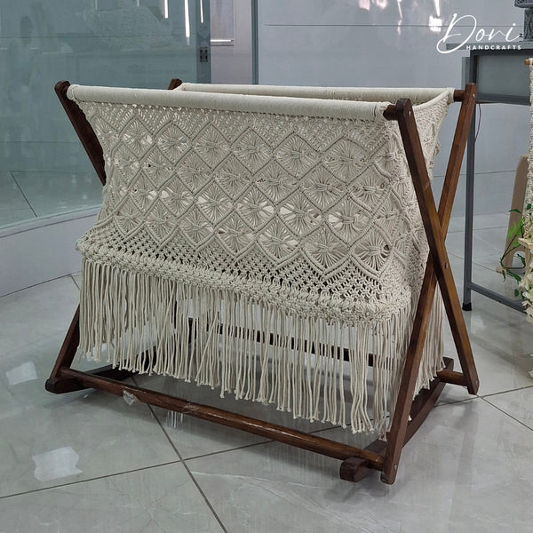 Macrame Baby Cradle