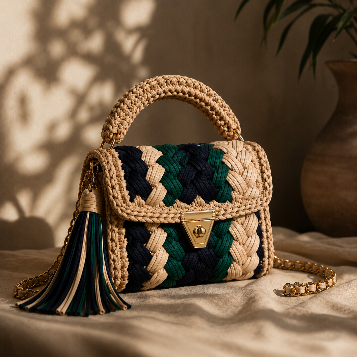 Midnight Emerald Handbag
