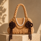 The Mocha Blossom Handbag
