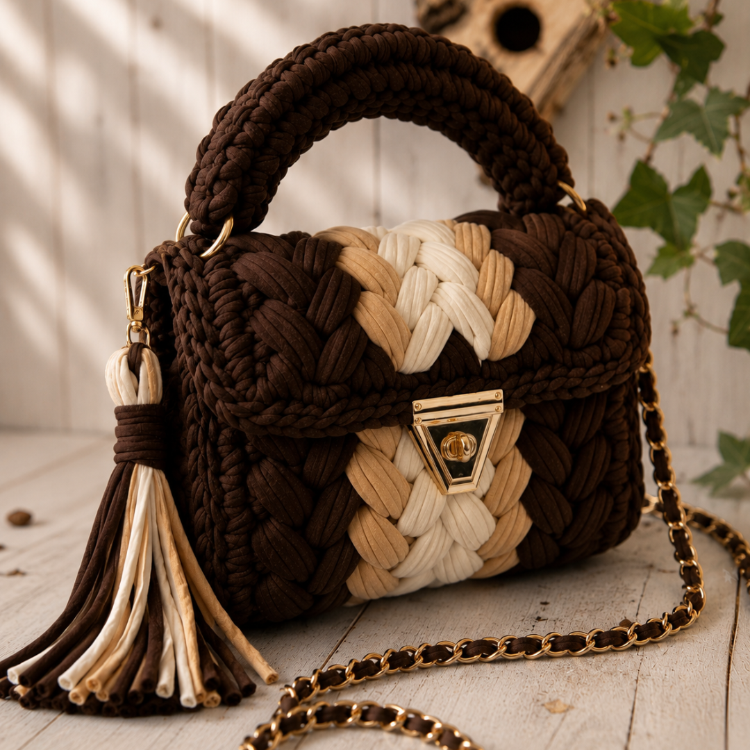 Espresso Twist Handbag