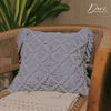 Purple Macrame Cushion Cover