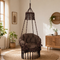 Brown Macrame Hanging Swing Chair