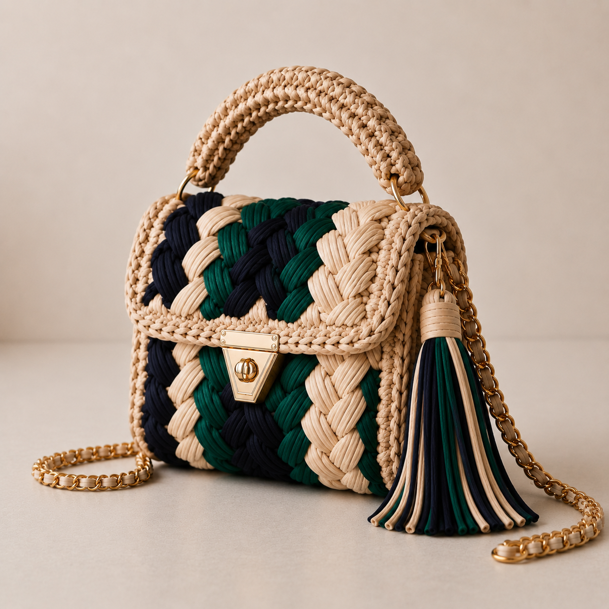 Midnight Emerald Handbag