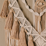 The Bohemian V-Cascade Macrame Wall Hanging