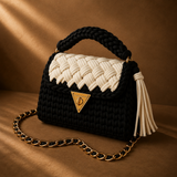 The Tuxedo Braided Purse