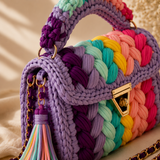Chunky Rainbow Clutch