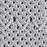 Grey Knot Macrame Mobile Sling Bag