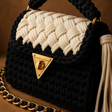 The Tuxedo Braided Purse
