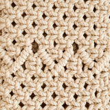 Ivory Knot Macrame Mobile Sling Bag