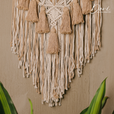 The Bohemian V-Cascade Macrame Wall Hanging