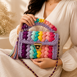Chunky Rainbow Clutch