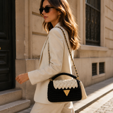 The Tuxedo Braided Purse