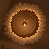 Brown Macrame Pendant Chandelier