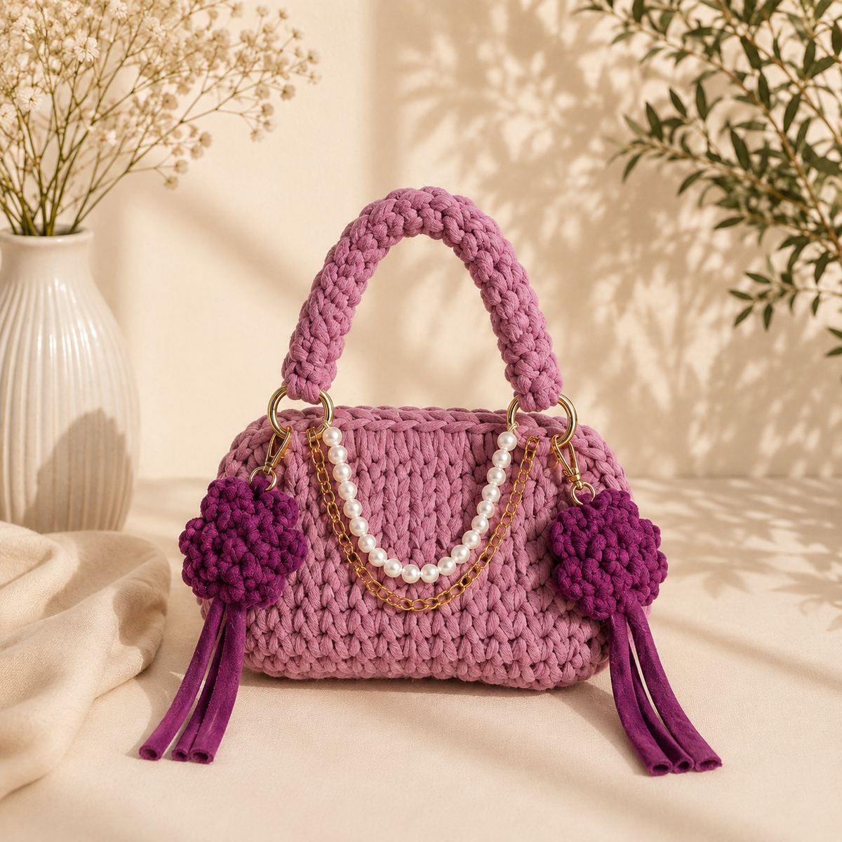 Serene Crochet Handbag