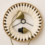 Aaranya Jute Tassel Chandelier