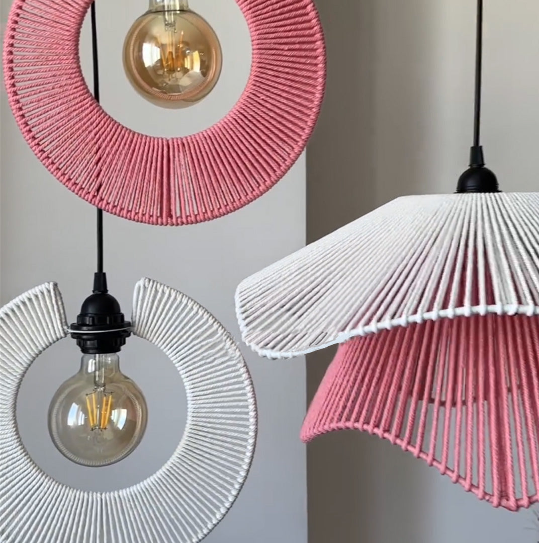 Roselle Eclipse Raffia Light