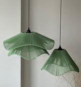 Sage Bloom Jute Pendant Light