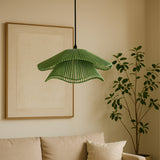 Sage Bloom Jute Pendant Light