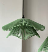 Sage Bloom Jute Pendant Light